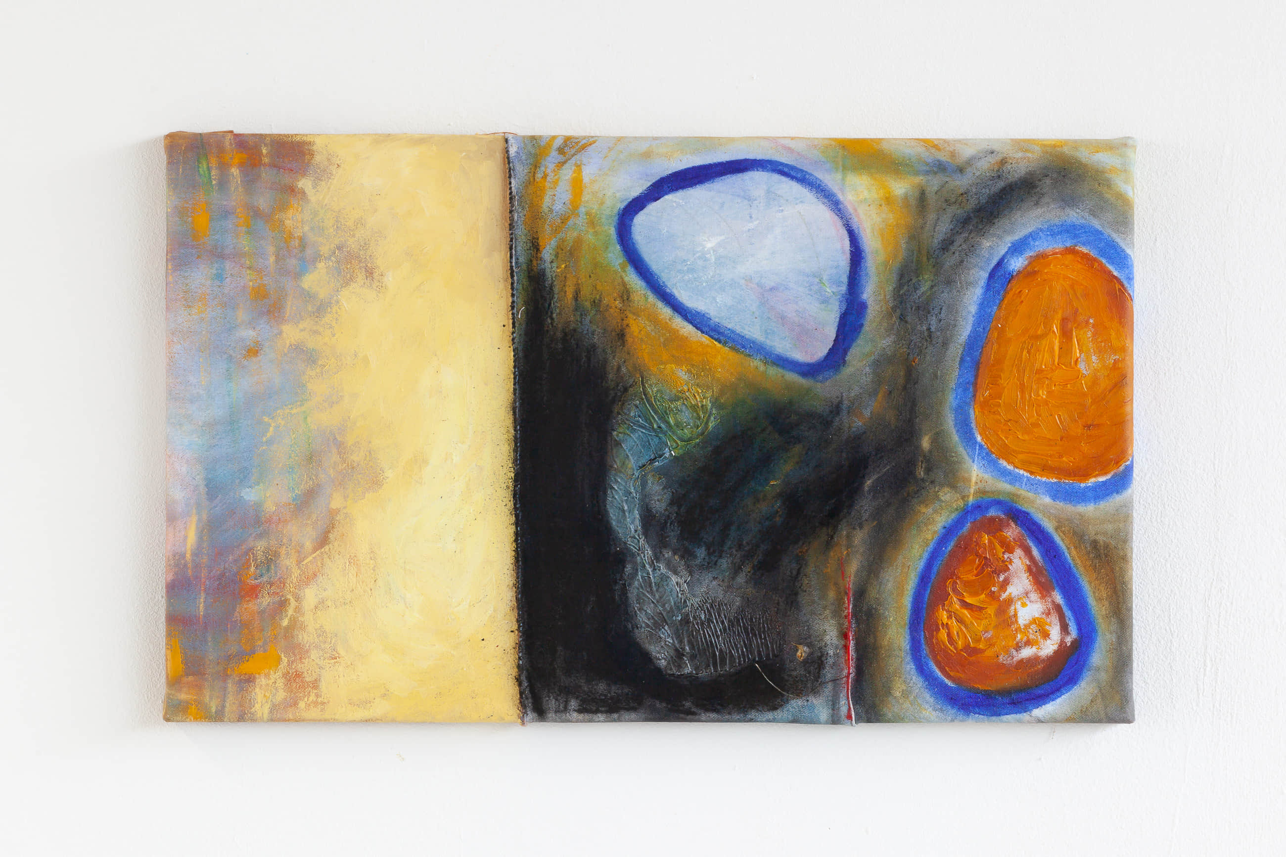 Blue seed nausea (Thread Paintings No. 12)